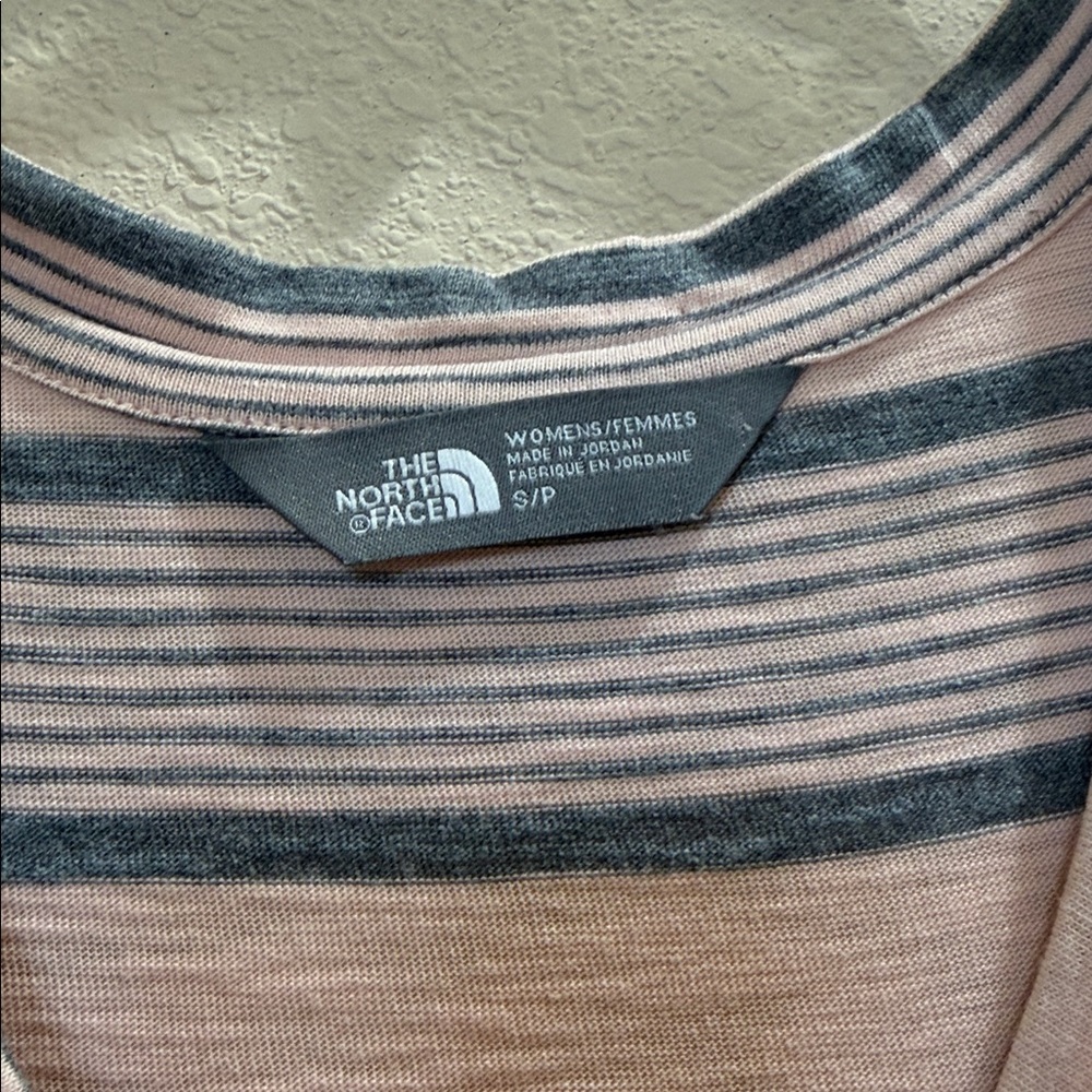 The North Face Pink And Gray Striped Dress Small View 2